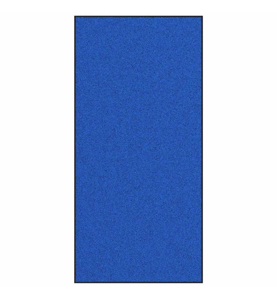 Tapis d'entrée Bleu et Noir 120 x 250 cm 100% Polyamide