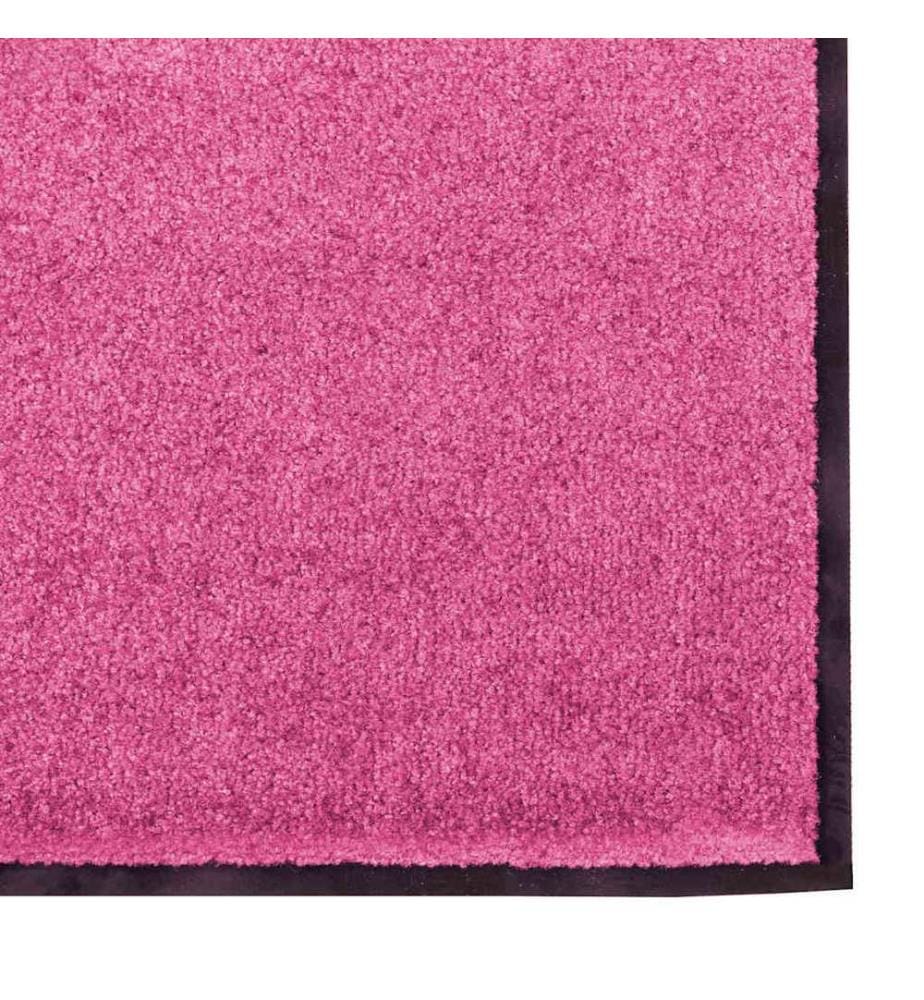 Tapis d'entrée Rose et Noir 120 x 300 cm 100% Polyamide