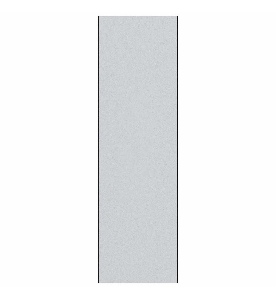 Fussmatte Grau und Schwarz 120 x 400 cm 100% Polyamid