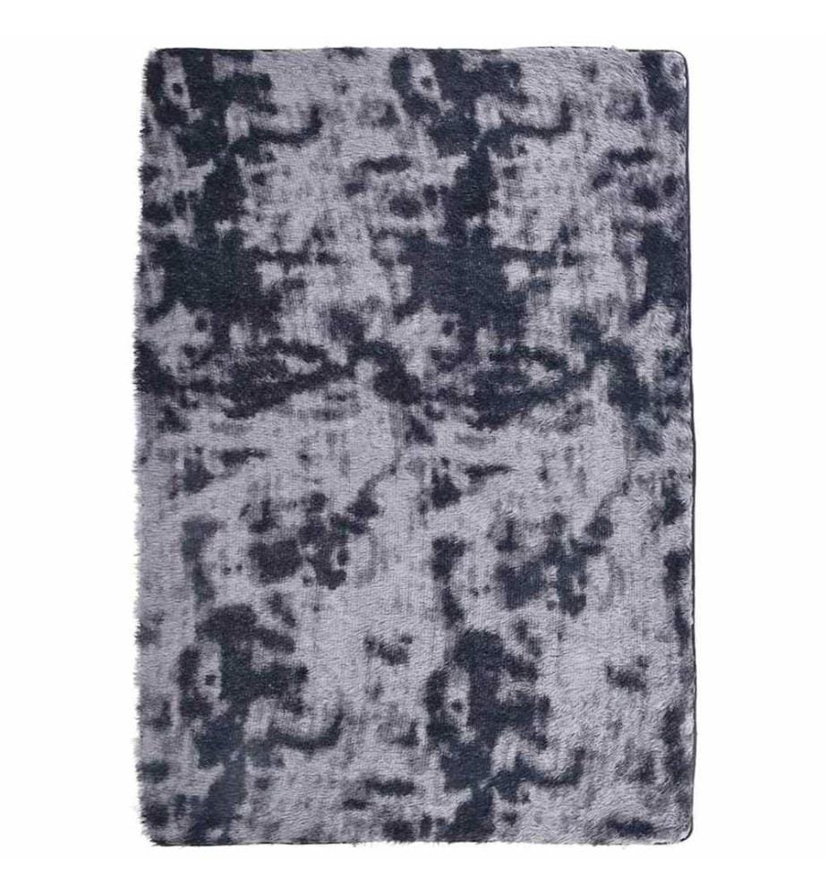 Tapis Shaggy à poils longs NAVARRA gris foncé 120x170 cm