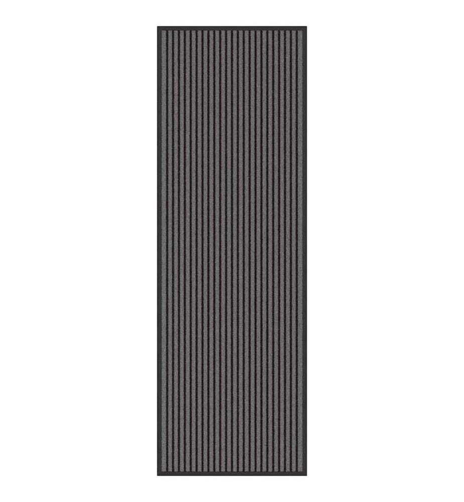 Tapis d'entrée Noir 60 x 180 cm Polypropylène