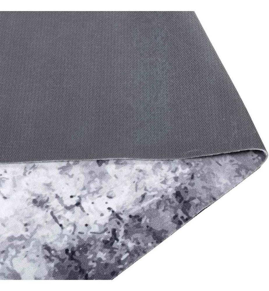 Tapis de Cuisine Gris 180 x 60 cm Velours