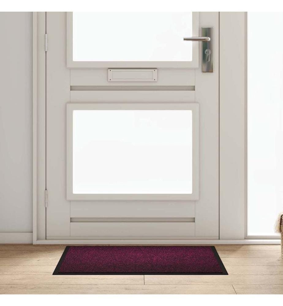 Fussmatte Bordeaux 80 x 60 x 1,2 cm Teddystoff