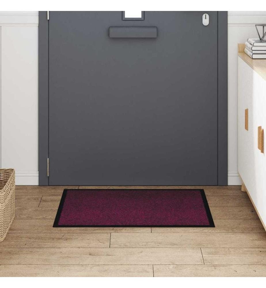 Fussmatte Bordeaux 80 x 60 x 1,2 cm Teddystoff