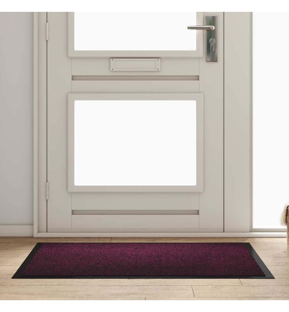 Fussmatte Bordeaux 120 x 80 x 1,2 cm Teddystoff