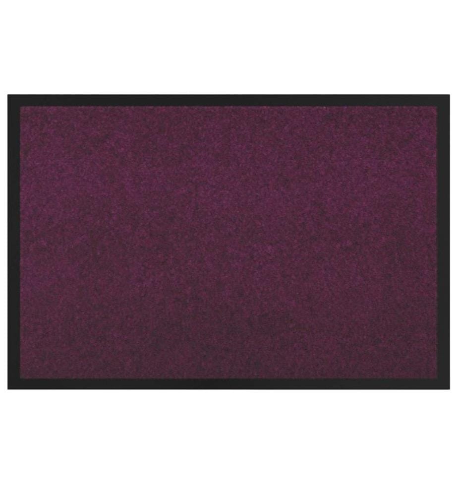 Fussmatte Bordeaux 120 x 80 x 1,2 cm Teddystoff