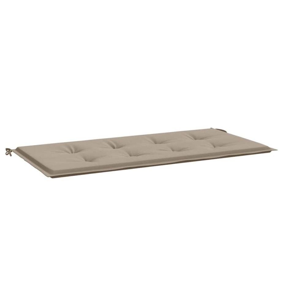 Gartenbank-Auflage Taupe 120x50x4 cm Oxford-Gewebe