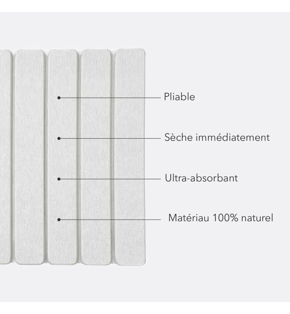 Foldable Bath Mat - Sable