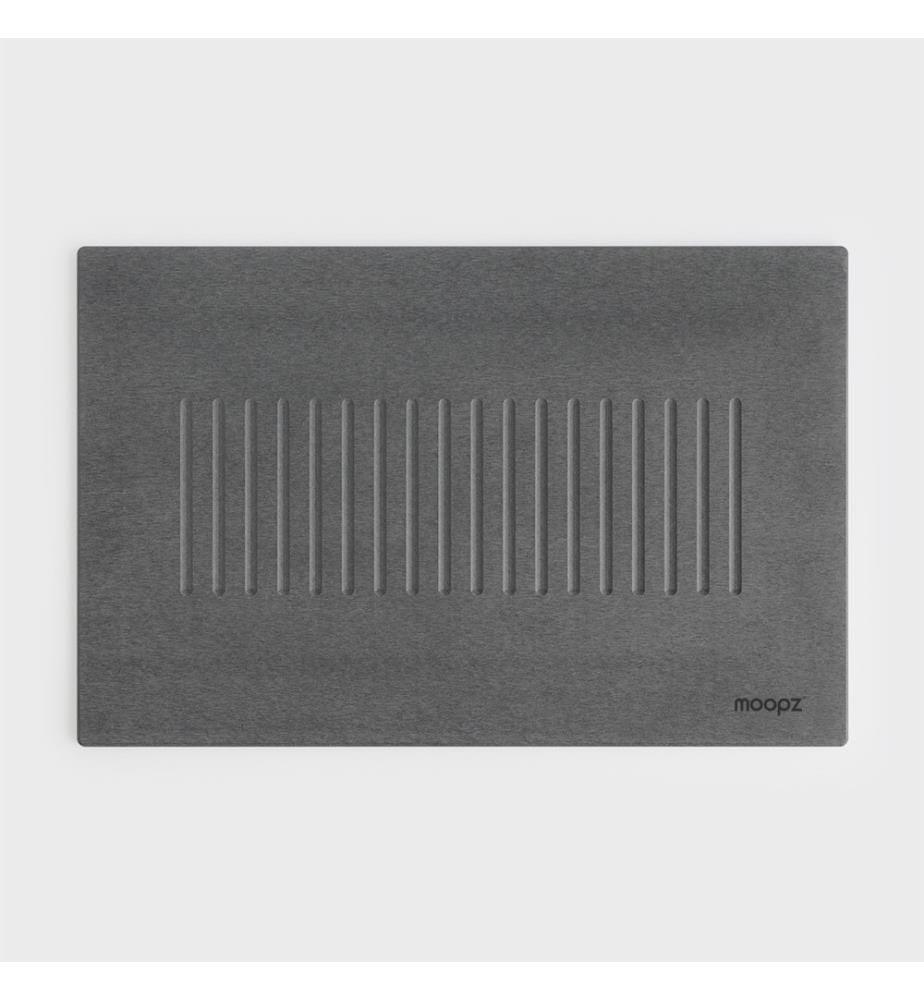 Diatomite Bath Mat Grid - Slate