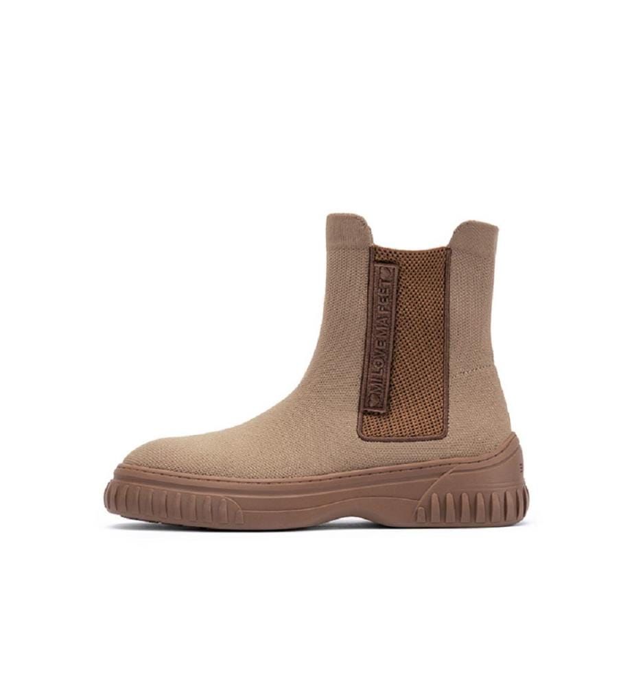 Chelsea mesh boots - Moka
