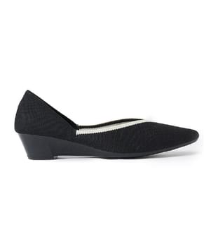 Heart-heeled ballerinas - Black