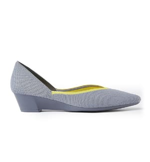 Heart-heeled ballerinas - Grey