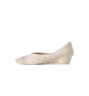 Princess Crystal pumps - Ivory