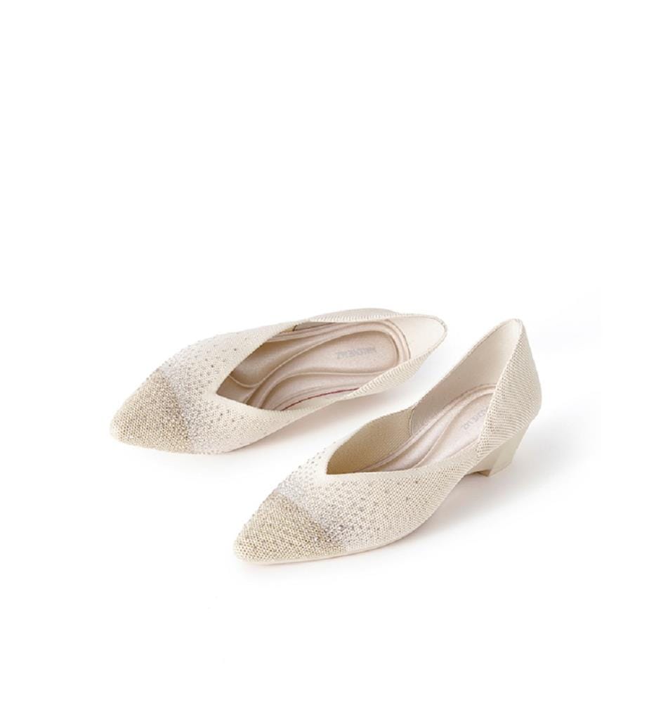 Princess Crystal pumps - Ivory