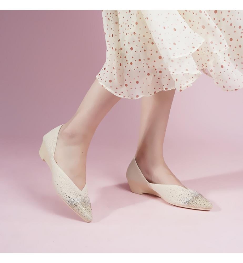 Princess Crystal pumps - Ivory