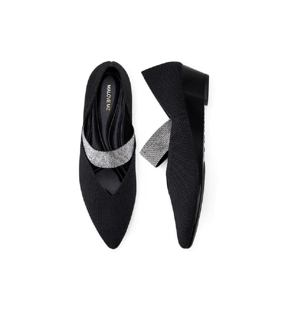 Princess Crystal Mary Jane pumps - Black