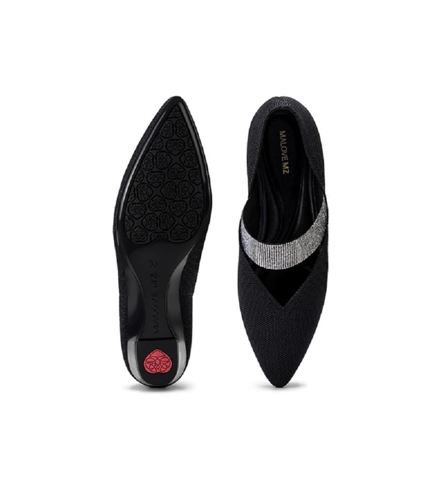 Princess Crystal Mary Jane pumps - Black