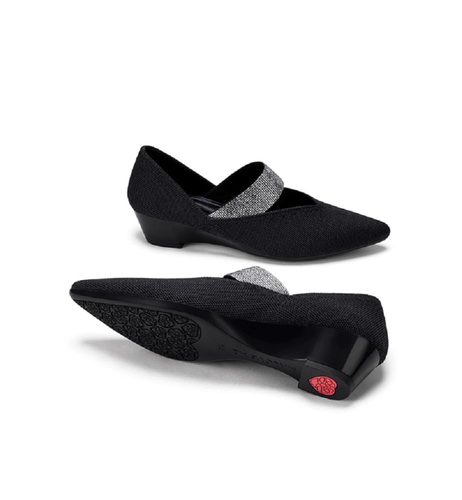 Princess Crystal Mary Jane pumps - Black