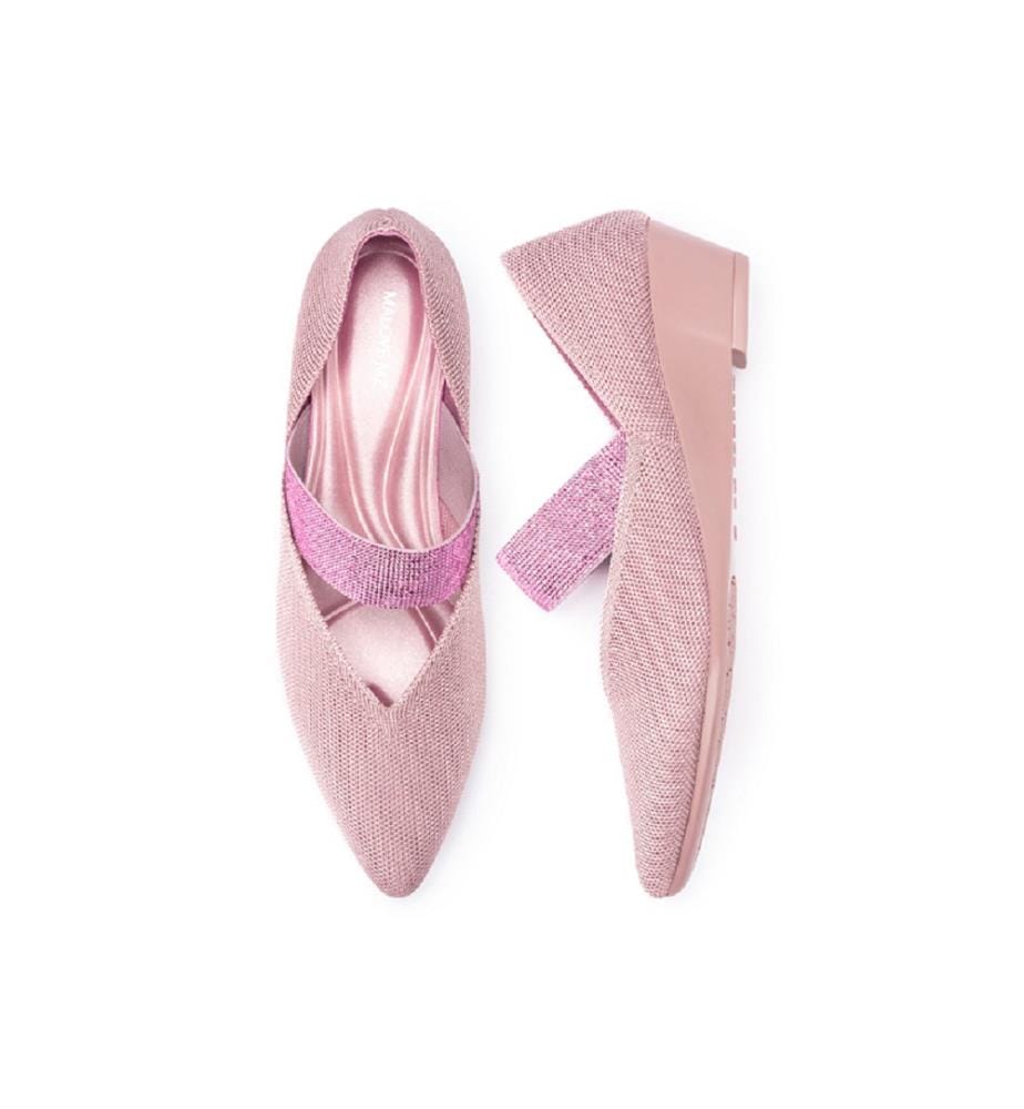 Princess Crystal Mary Jane pumps - Pink