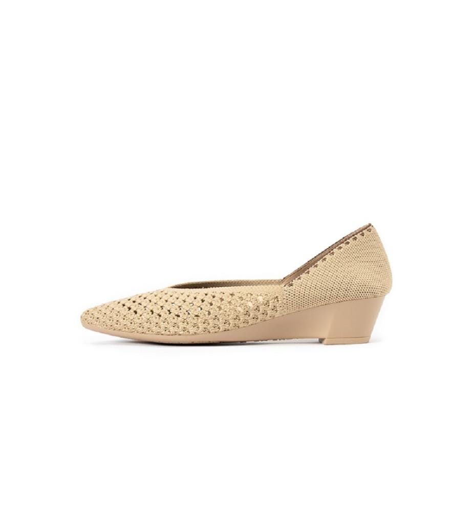 Openwork pumps - Beige