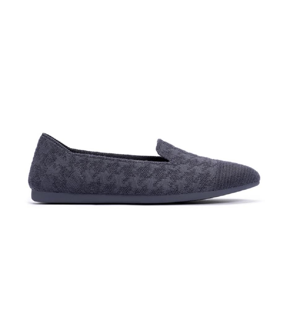 Houndstooth loafers - Anthracite