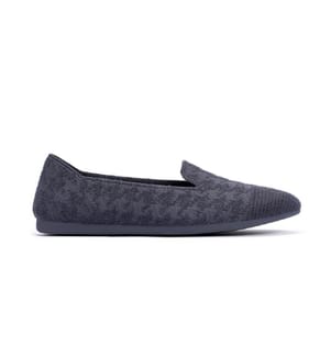 Houndstooth loafers - Anthracite
