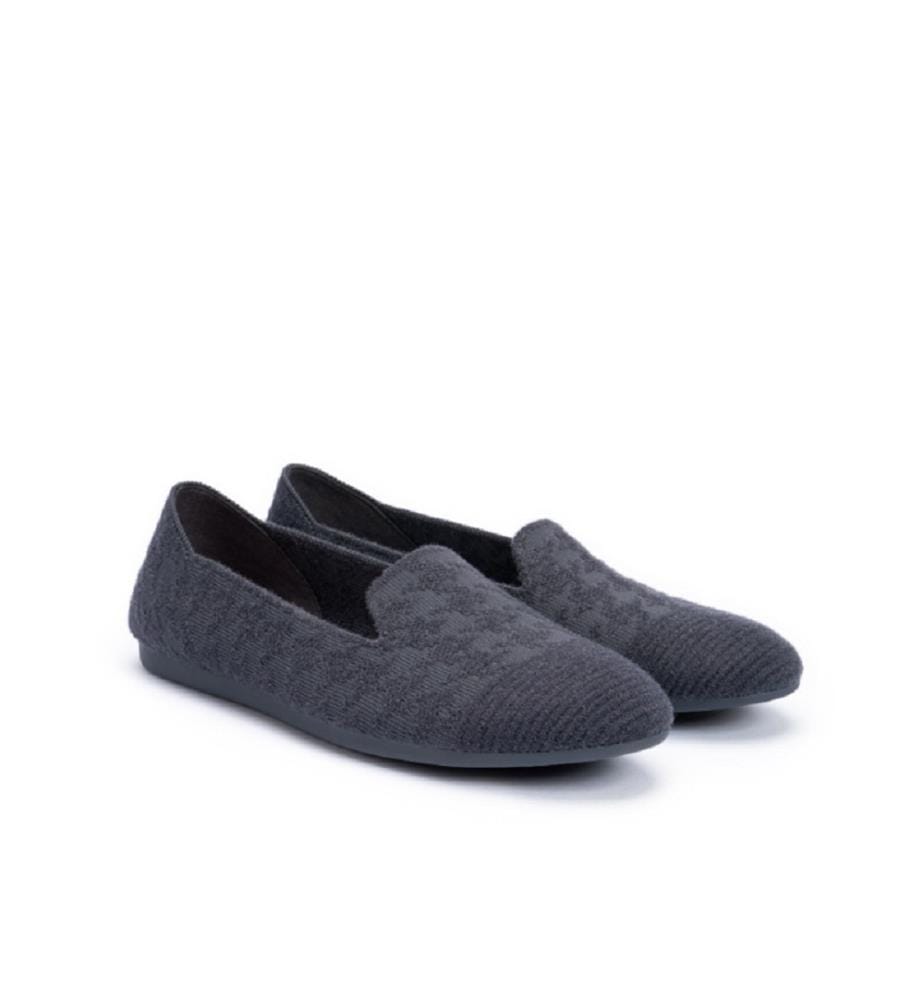 Houndstooth loafers - Anthracite
