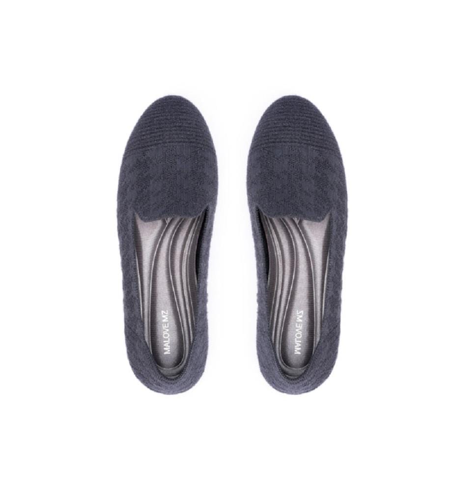 Houndstooth loafers - Anthracite