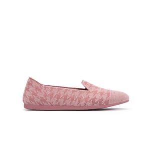 Houndstooth moccasins - Pink