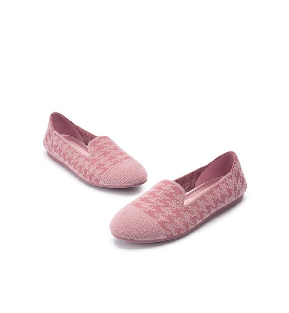 Houndstooth moccasins - Pink