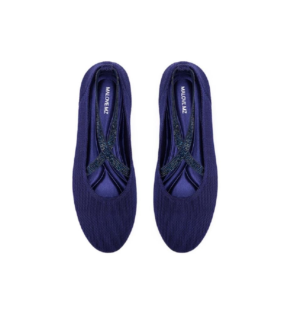 Ballerine con cinturino - Blu navy