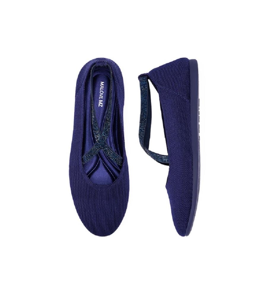 Ballerine con cinturino - Blu navy