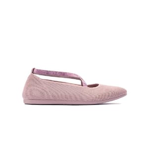 Ballerinas with rhinestone straps - Pink