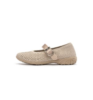 Open-toe Mary Jane pumps - Sable
