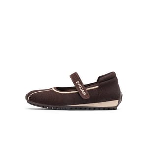 Mary Jane sport ballerinas - Chocolate