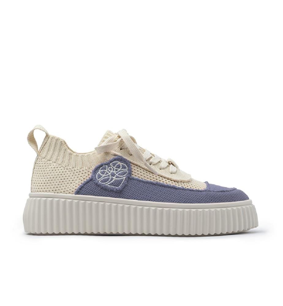 Mesh platform sneakers - Lavender