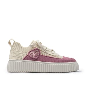 Mesh platform sneakers - Pink