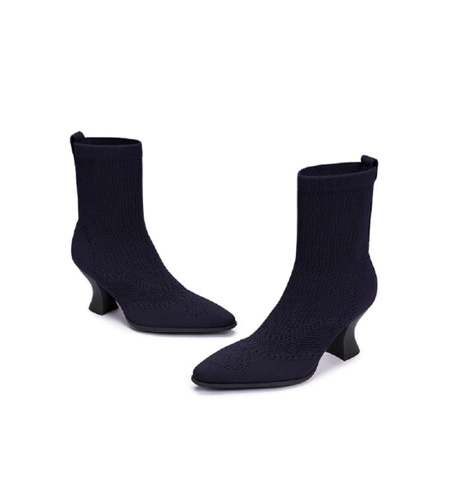 Sculpted sock boots - Navy blue