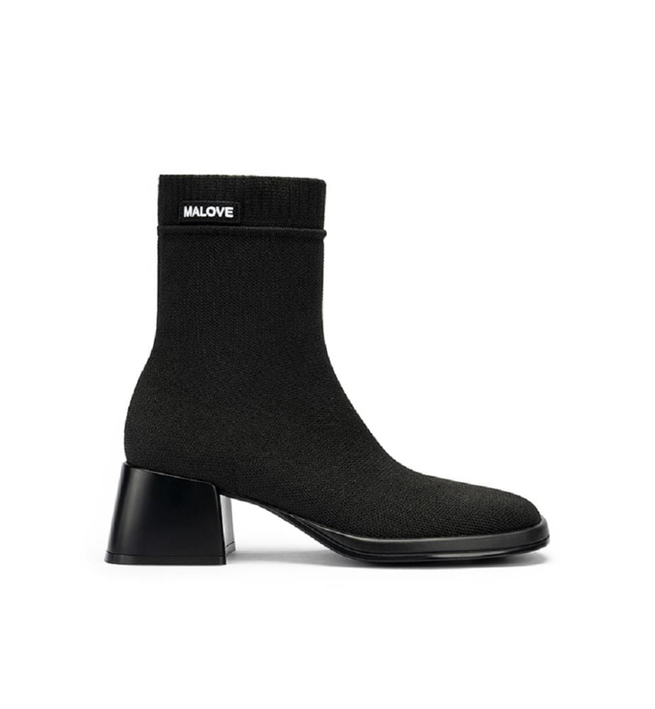 Stretch sock boots - Black