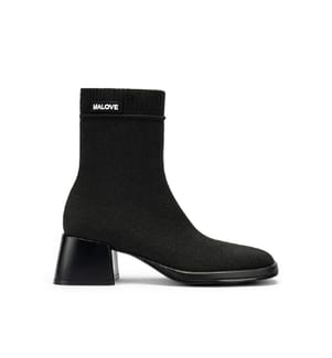Stretch sock boots - Black
