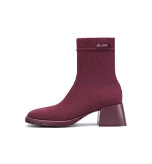 Stretch sock boots - Bordeaux