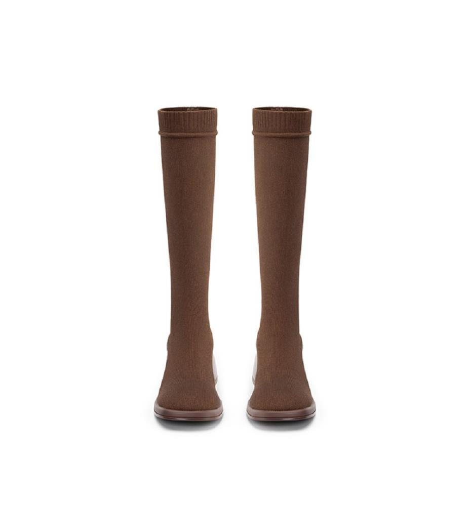 Mademoiselle high boots - Café