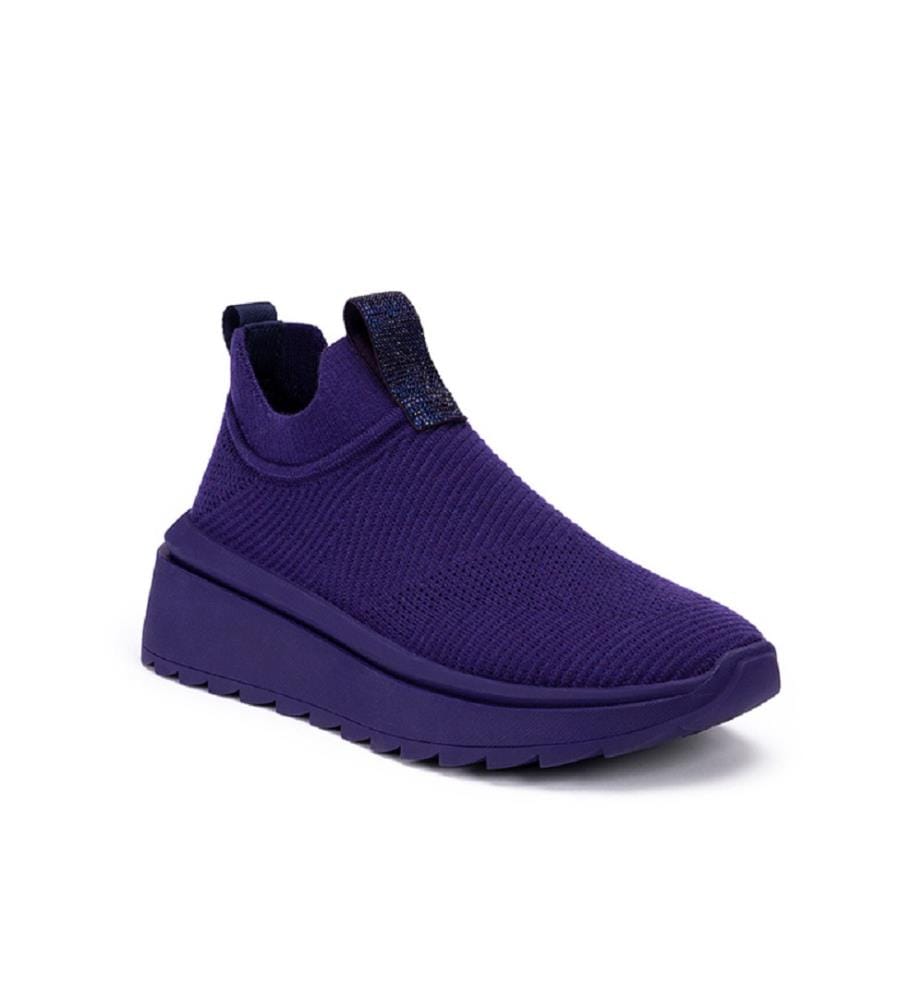 Mesh wedge sneakers - Purple