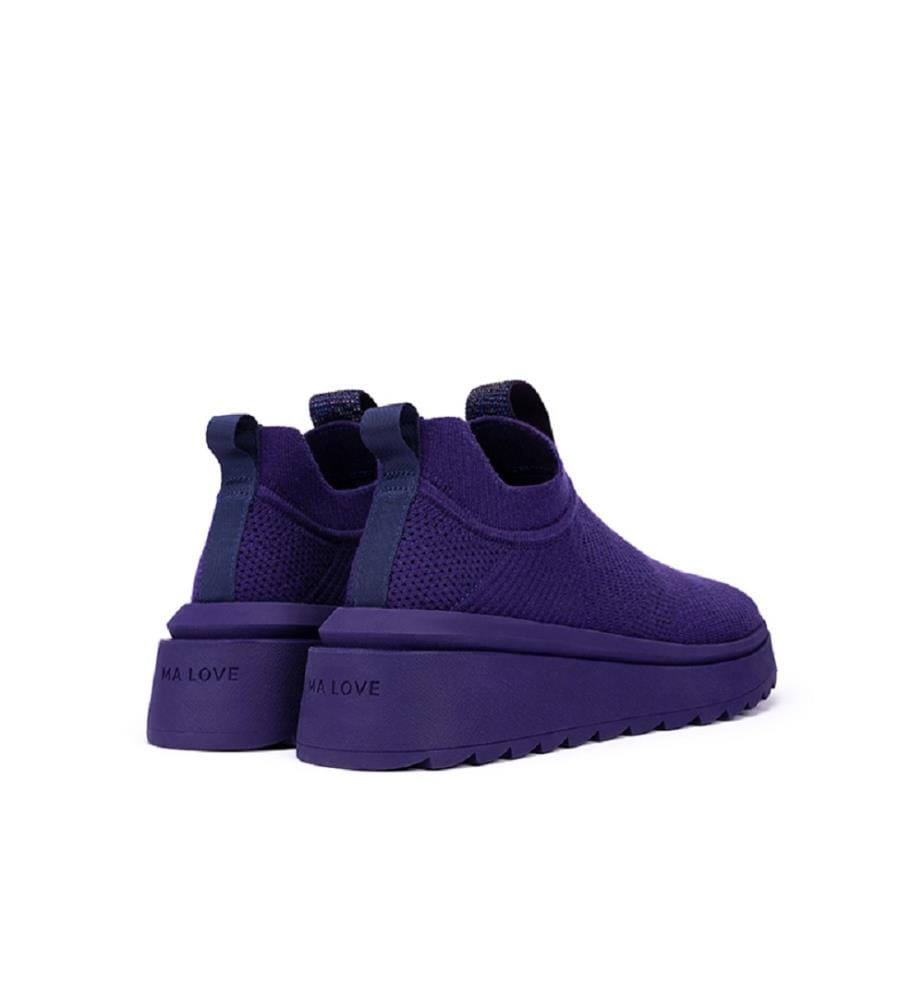Mesh wedge sneakers - Purple