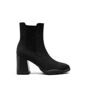 Chelsea boots with block heel - Black