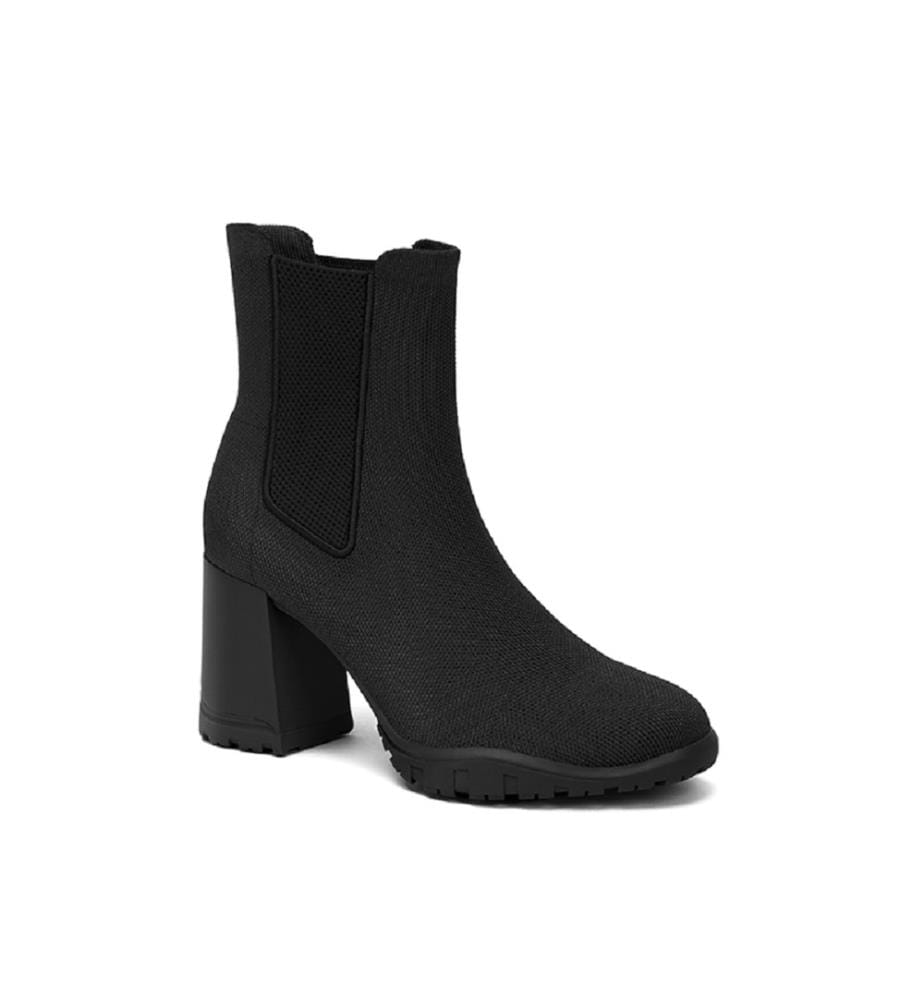 Chelsea boots with block heel - Black