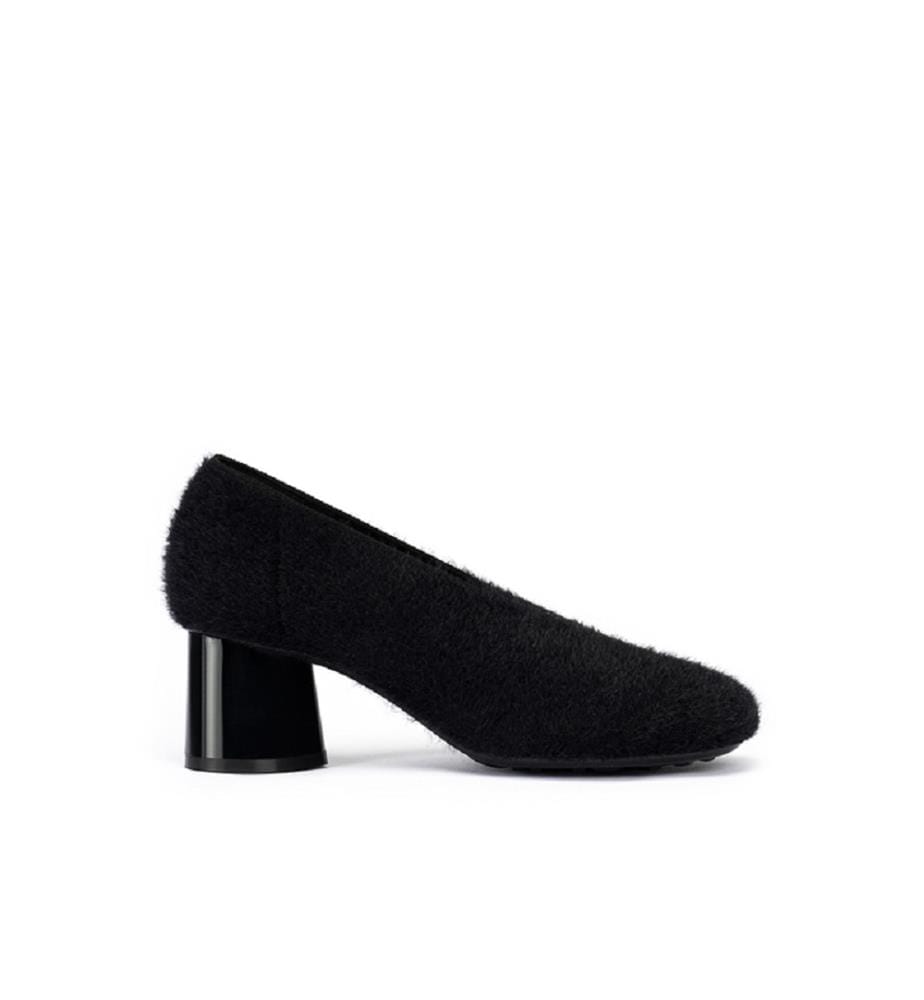 Teddy gefütterte Pumps - Schwarz