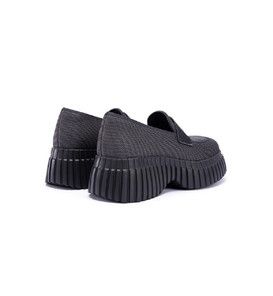 Mocassins plateforme Gentleman - Anthracite