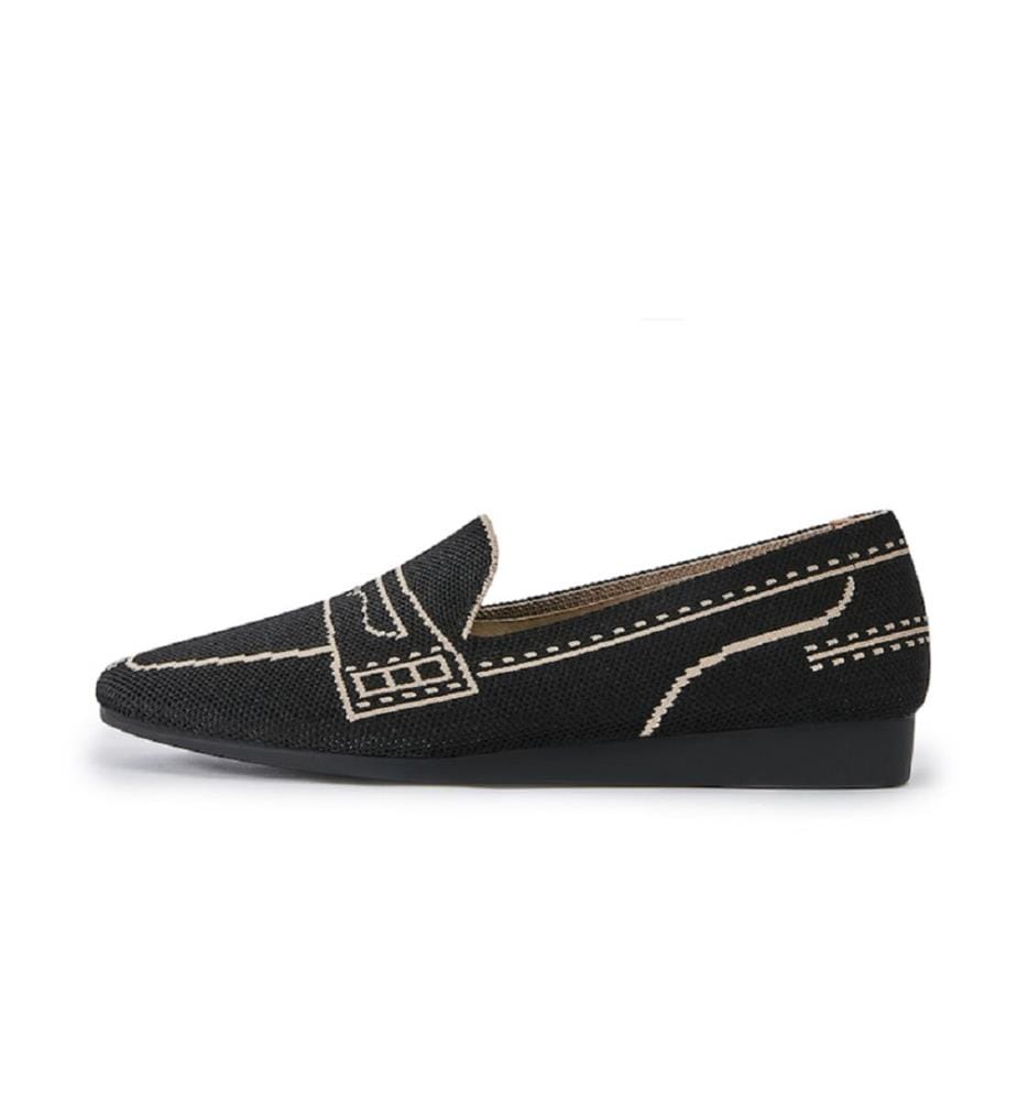 Comfort slip-on loafers - Black