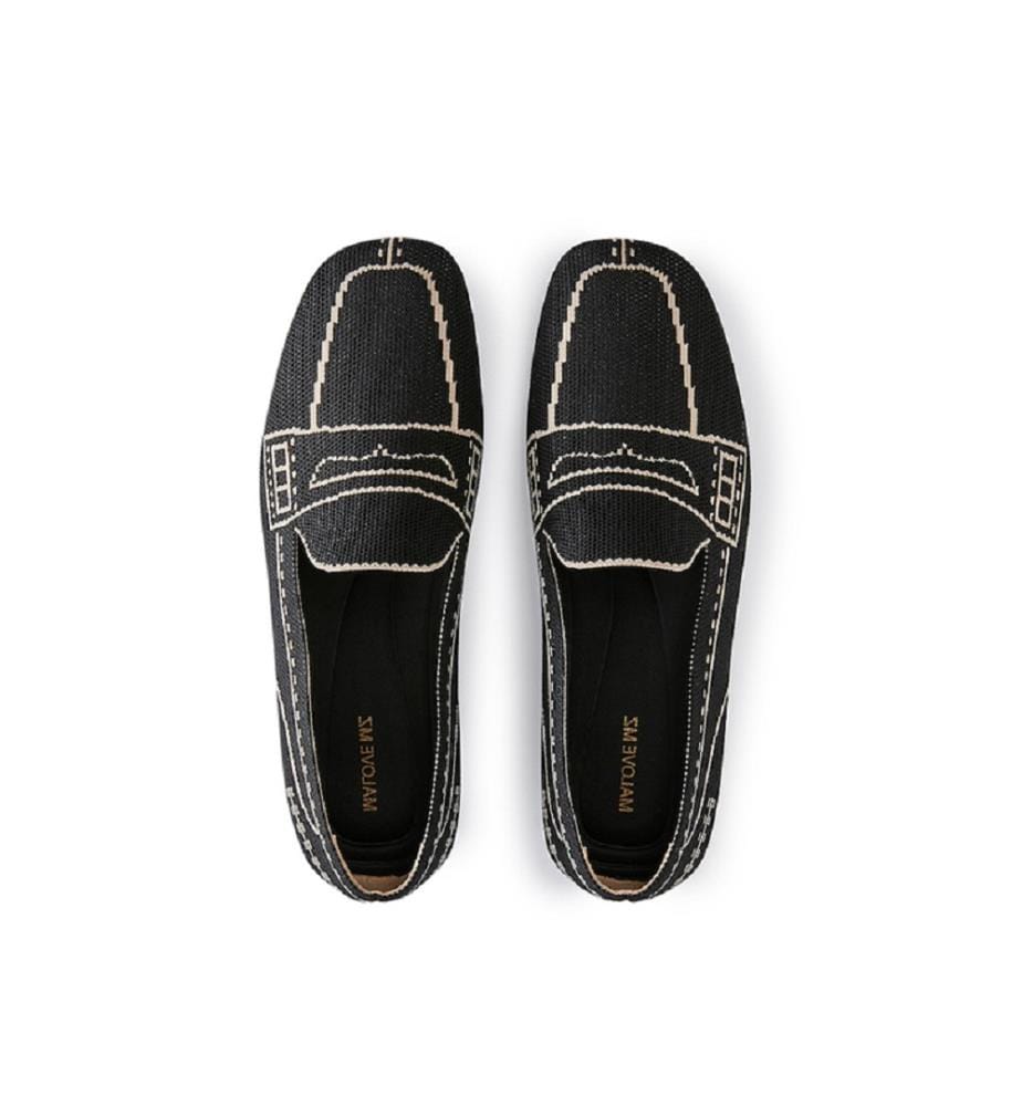 Comfort slip-on loafers - Black